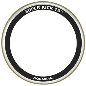Aquarian (아쿠아리안) - Super Kick10 (슈퍼킥텐) 투명-이중 베이스드럼 헤드