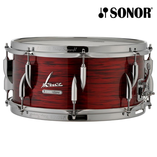 SONOR 소노 스네어드럼 빈티지 Vintage Red Oyster (15910130)